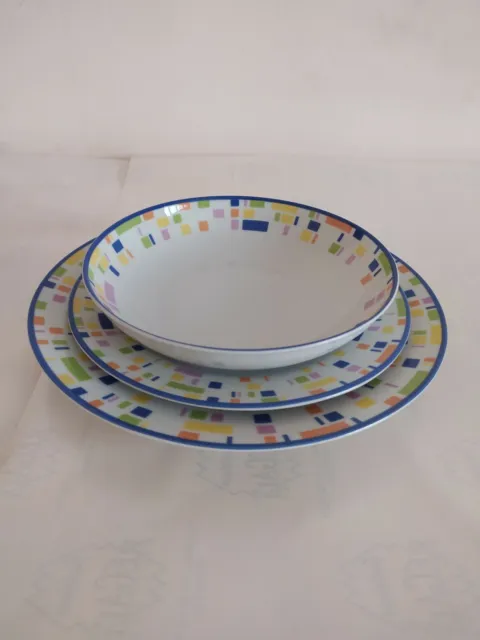 Servizio di piatti per 12 persone in porcellana Andrea Fontebasso
