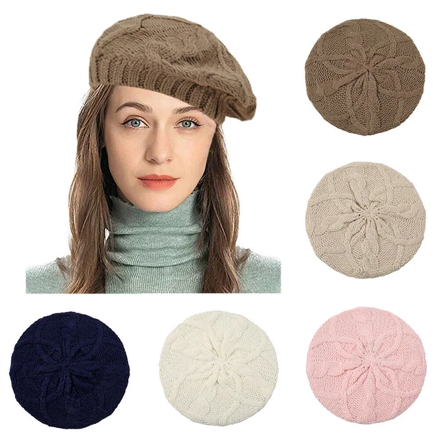 Béret Octogonal YAMEE Pour Femme – Style Rétro, Doublure Peluche, élégant Et Chaud Automne/hiver !