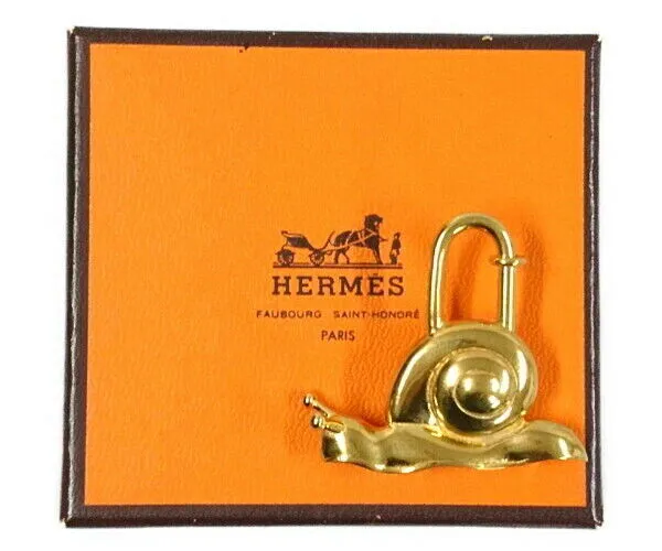 Hermes Hermes Silver Cadena Padlock and Key