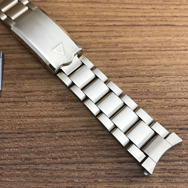 19mm JB Champion USA 14K Gold-Filled Bar Link 1973 Unused Vintage Watch Band