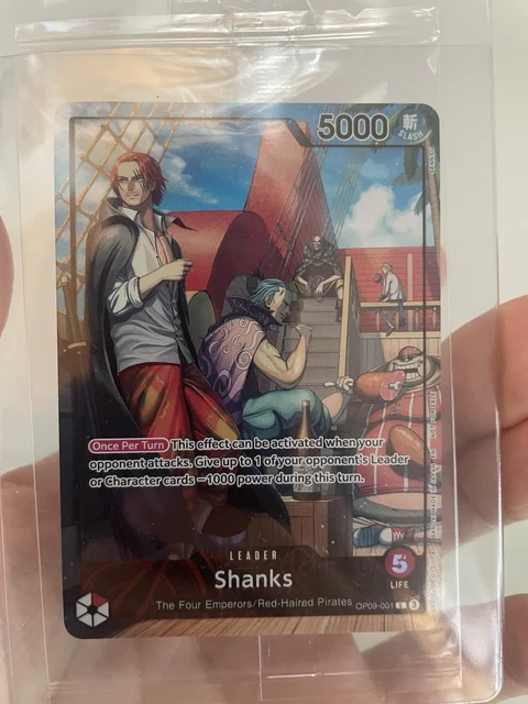 ONE PIECE TCG Shanks OP09-001 July 2025 PSA Promo SEALED