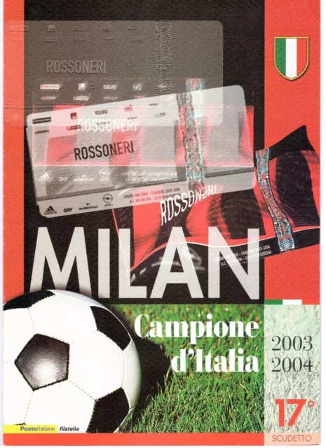 2004 Italy - Republic, Folder Milan Champion of Italy, MNH **