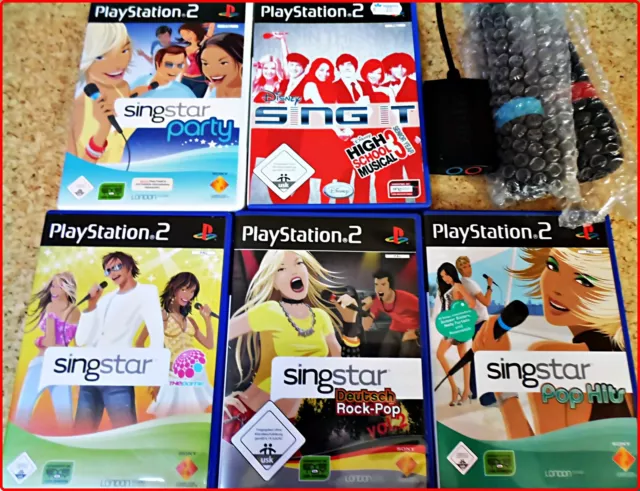 PS2 SINGSTAR WAHL: Disney, Schlager, Sing It, Deutsch Rock, Pop , ABBA, 80 / 90S 3