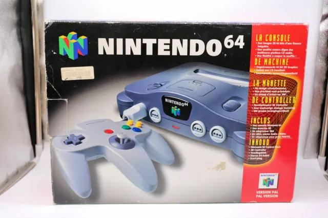 Console Nintendo 64 N64 PAL avec boite d'origine et notice : bien lire l'annonce