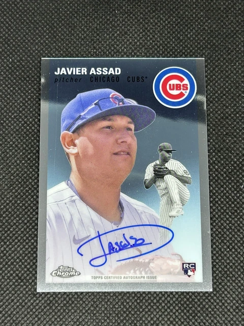 2023 TOPPS CROMO Platino Anniversario JAVIER ASSAD (RC) Chicago Cubs ...