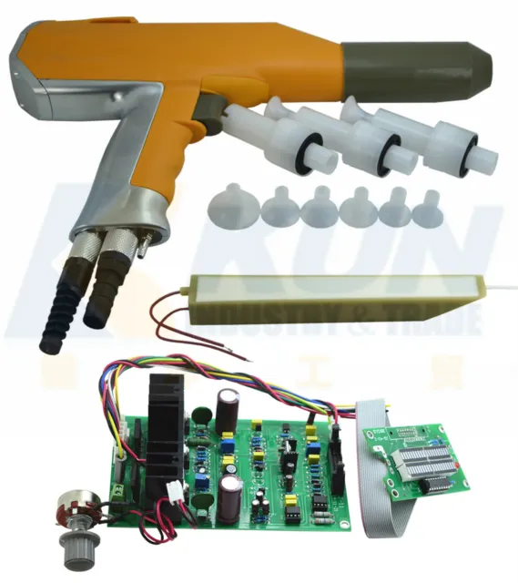 aftermarket replacement shell of manual powder coating spray gun +HV Cascade+PCB