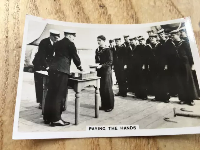 HMS Marlborough   ship rescued Romanovs etc   SMALL PHOTO ON  TRADE CARD 7/5CM