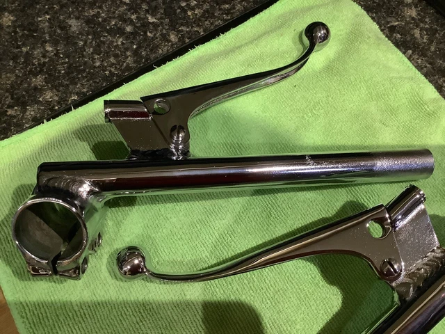 BSA GOLD STAR / RGS ORIGINAL RESTORED CLIP ONS PAT No 584568 £200.00 ...