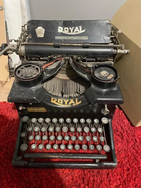 MACHINE À ÉCRIE ROYAL des années 20 EUR 208,70 - PicClick FR