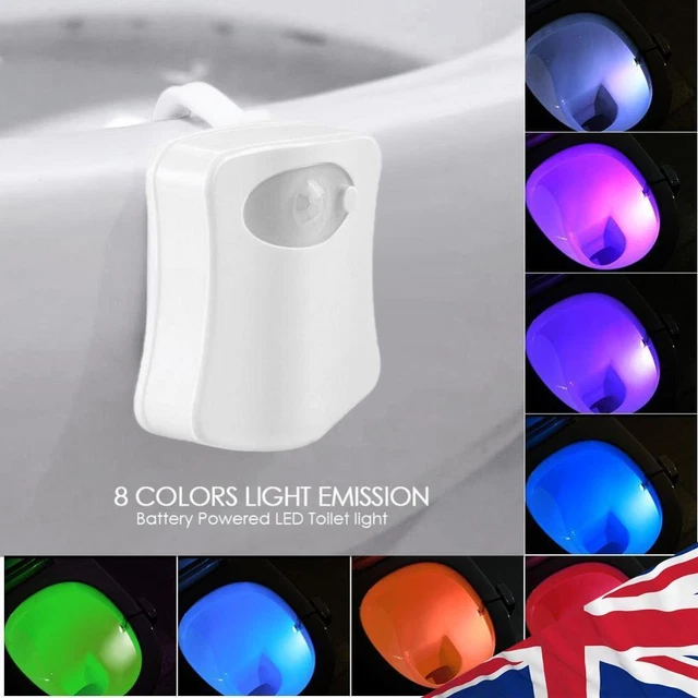 LUMINARIA TOILET HANGING Backlight Smart Battery Powered WC LED Seat