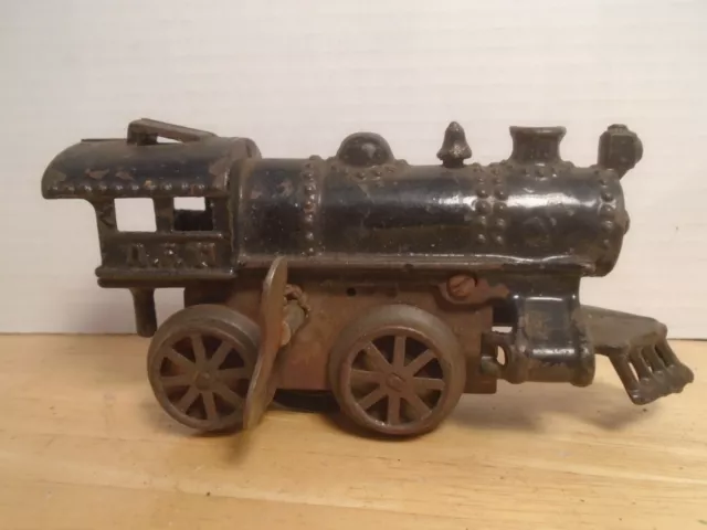 1920'S Vintage American Flyer #11 Wind Up Engine With Key Tested And It Works