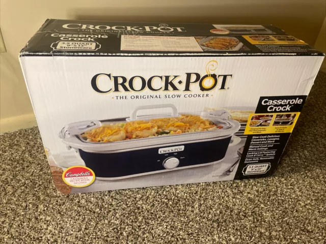 Crock-Pot Casserole Crock Slow Cooker, 3.5-Quart (SCCPCCM350-CR