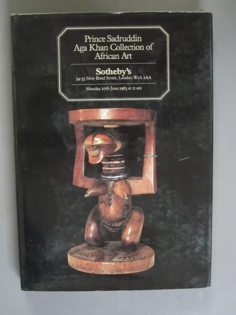 African Tribal Art Sotheby's auction catalog 6/27/83 Prince Sadruddin Aga Khan