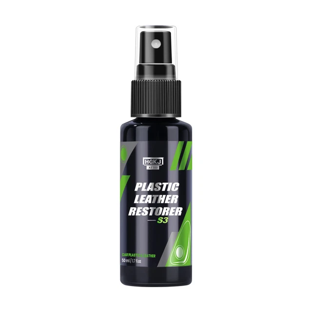 50/100 ml restauratore in plastica manutenzione lucida seggiolino auto pelle restauratore in plastica 50 ml