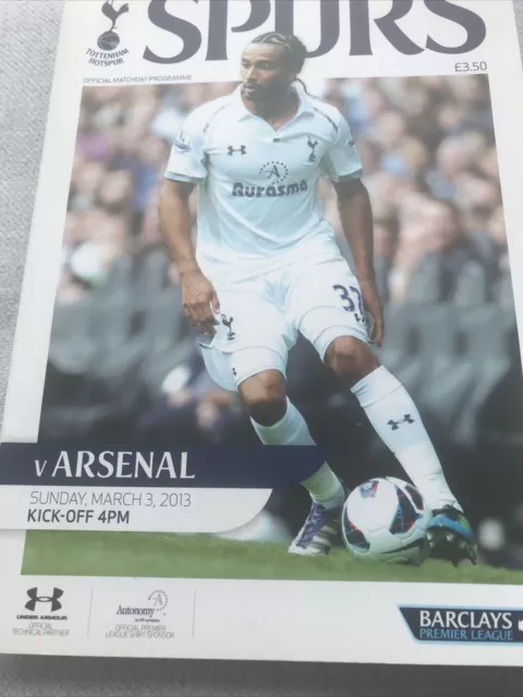 tottenham hotspur football programmes