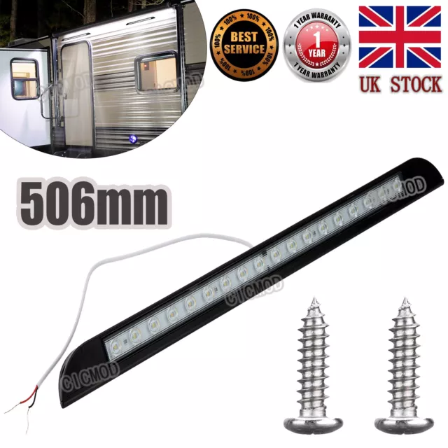 Waterproof LED Awning Porch Light Outdoor Camping Lamp RV Boat Caravan Motorhome