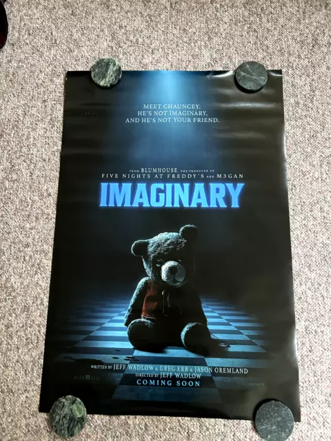 2024 Imaginary Original Movie Poster 27x40, Double Sided, ADV, Rolled, Photos :)