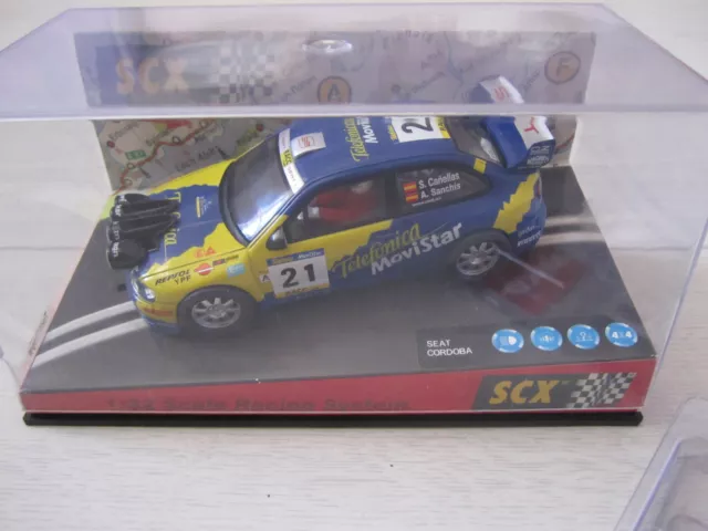 Slot Car SCX Scalextric SEAT CORDOBA E2 "MOVISTAR"  60720 1:32