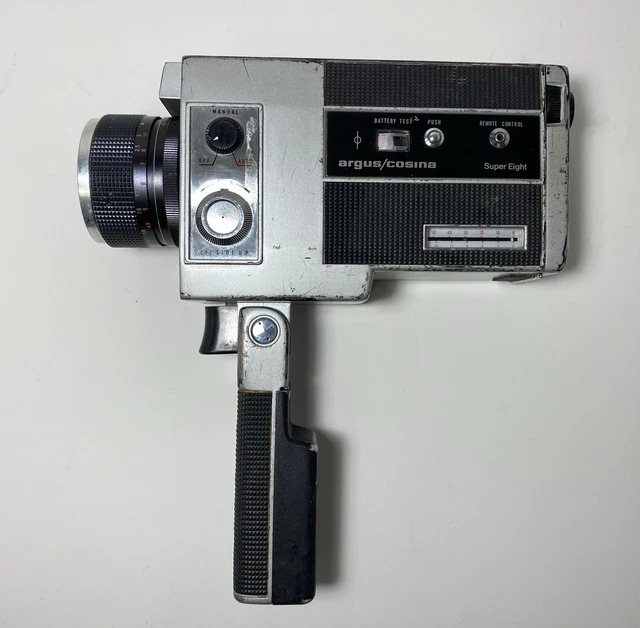 Caméra Appareil Photo Ancien Film 8mm Brownie Junior Uni-Fex Posemètre