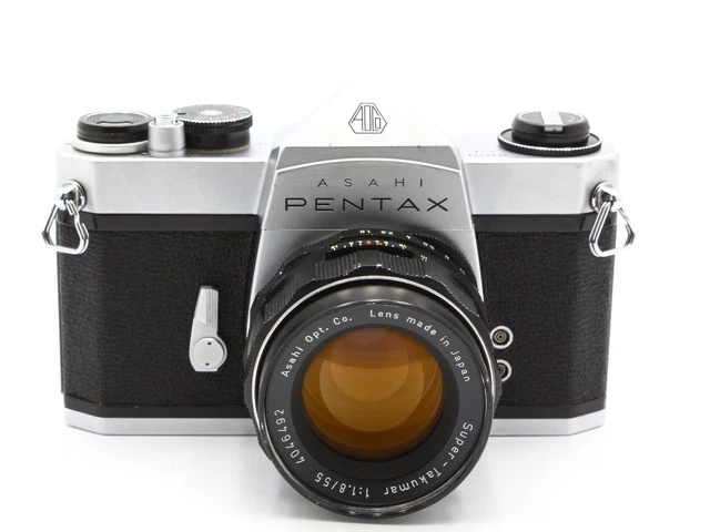 EXC+5】ASAHI PENTAX SL SLR Film Camera Super-Takumar 55mm f/1.8