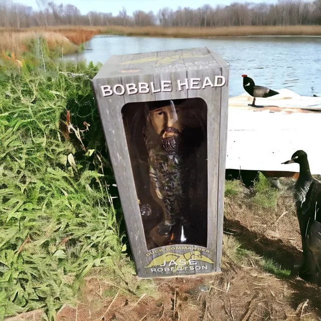 JASE ROBERTSON BOBBLE HEAD Duck Commander Dynasty bobblehead A&E AE hunting NEW