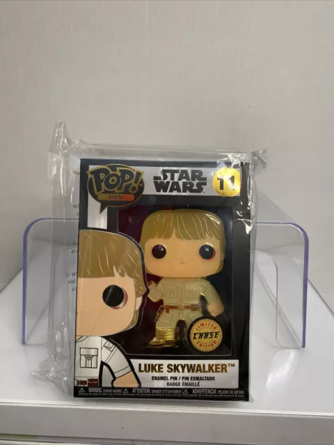 Funko Star Wars POP! Pins Luke Skywalker Large Enamel Pin [Chase]