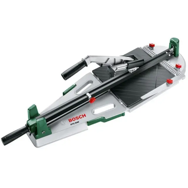 Bosch Fliesenschneider PTC 640 für Fliesen bis 64 cm / 45 cm bei Diagonalschnitt