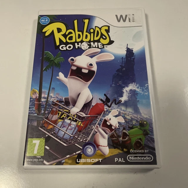 RABBIDS GO HOME (Nintendo Wii Game 2009) With Original Instruction