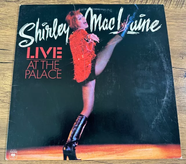 Shirley MacLaine – Live At The Palace Vinyl Stereo LP Album Columbia – PC 34223