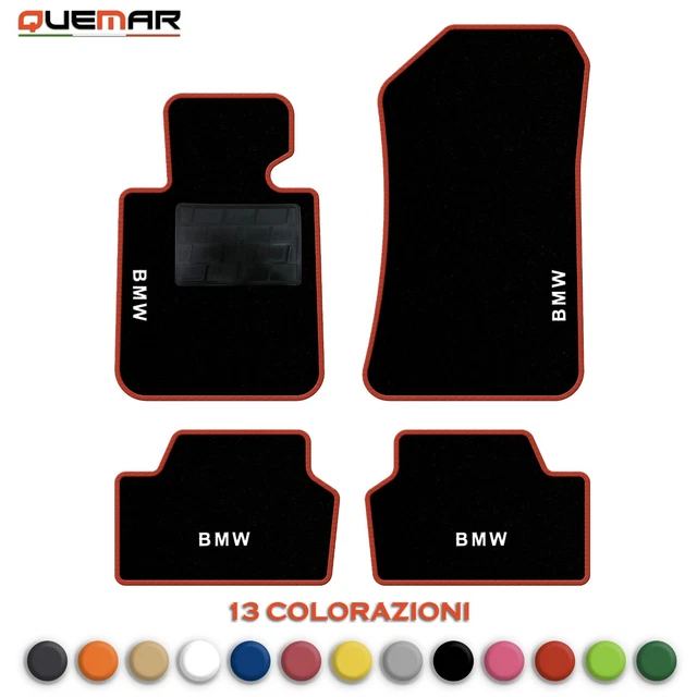 Kit Tappetini Neri (GT / GTV / GTV6 – Serie: 116) Logo Ricamato – Zucca
