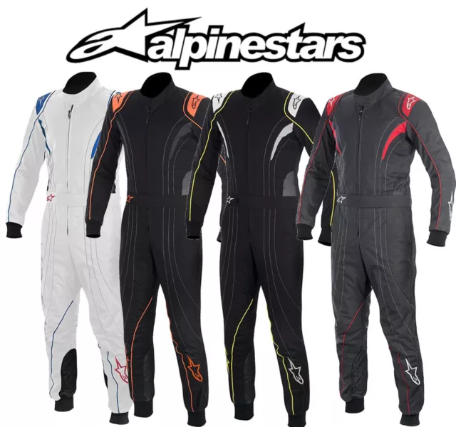 Alpinestars KMX-5 Karting Suit für Kart Racing & Autograss, Verschiedene Farben