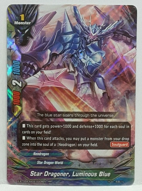 ZUKUNFT KARTE BUDDYFIGHT Star Dragoner, Leucht Blau X-BT02A-SS02/0008EN ...