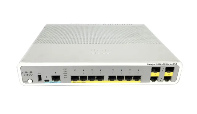 Cisco WS-C3560CG-8PC-S switch PoE Gigabit 8 porte