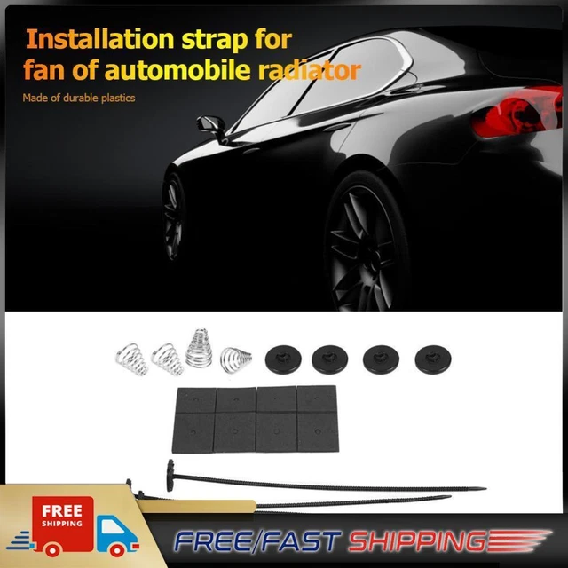 1 Set Car Electric Cooling Radiator Fan Mounting Tie Rod Kit Bracket Universal
