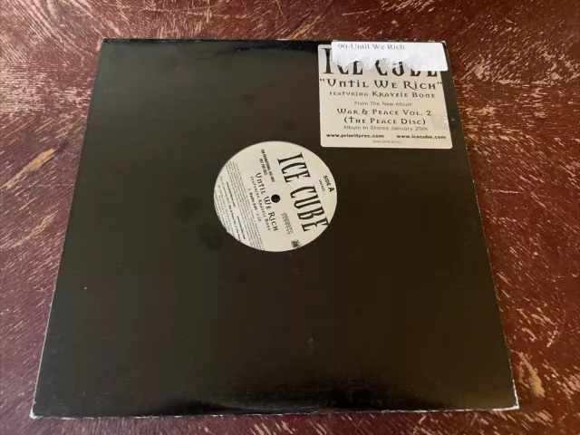 Ice Cube - Until We Rich ft. Krayzie Bone - 12” Vinyl Priority SPRO81221 PROMO