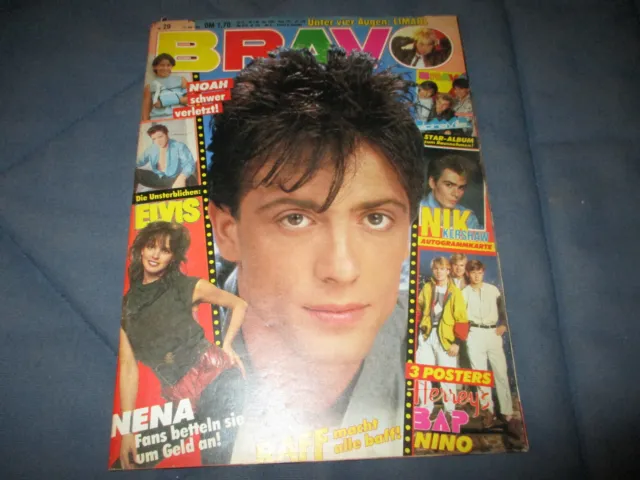 Bravo 12.7.1984 29/84 mit Nino de Angelo Poster Heft komplett