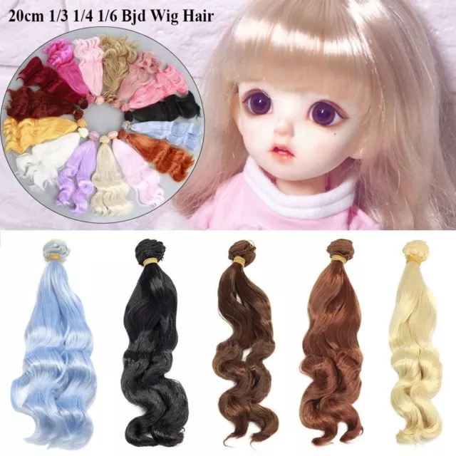 Wire 10 Colors DIY Dolls Accessories Wig Hair Long Straight Doll Wigs