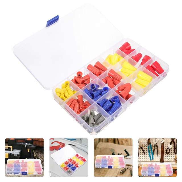 102pcs Sturdy Electrical Wire Connectors Wire Connectors Nuts