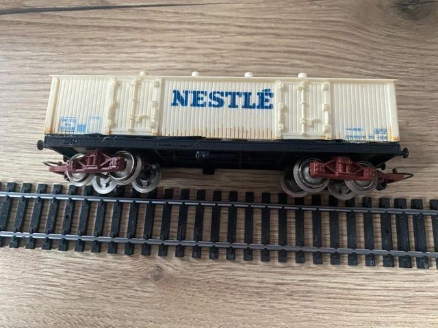 Wagon Plateau Garvi HO échelle - Renfe Espagne, Vintage, Boîte Abîmée