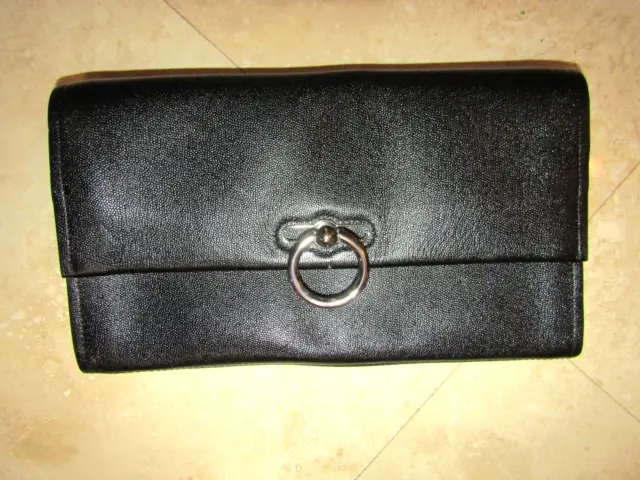 REBECCA MINKOFF leather Clutch Handbag.
