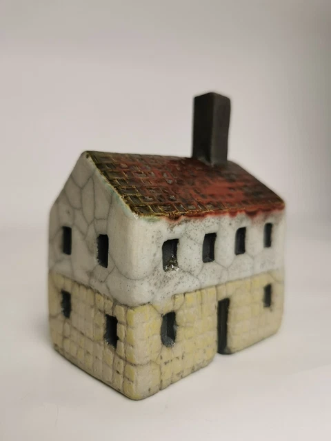 Keramik Haus, Geschenk, Raku- Keramik, Dekoration, handgefertigt, Unikat