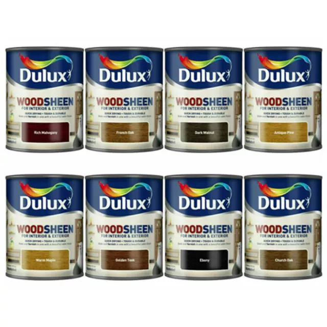 👉 Dulux WoodSheen Wood Protecting Varnish for Interior & Exterior 250ml