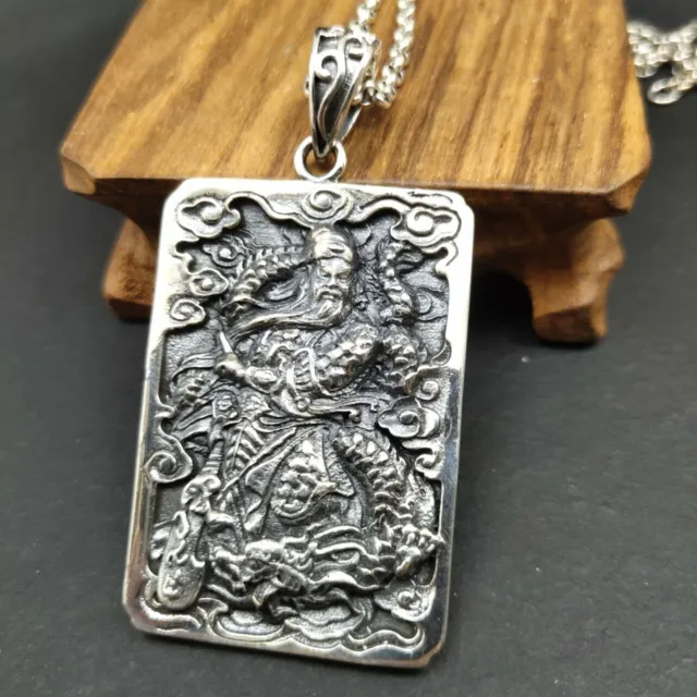 A25 Anhänger Guan Gong Guan Yu General der Han-Dynastie Silber 925