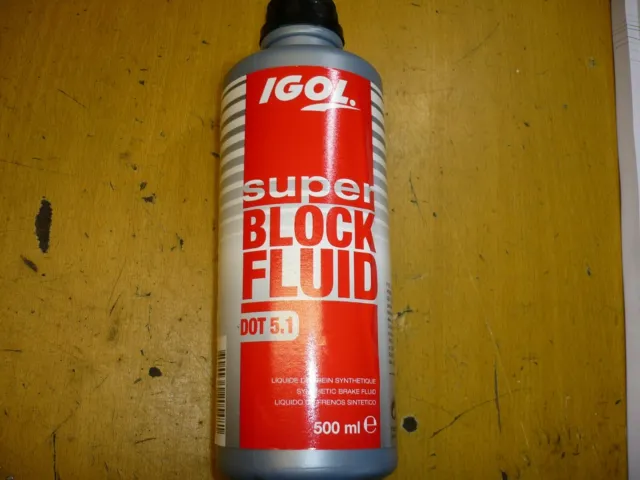 IGOL Liquide de freins BLOCK FLUID super DOT 5.1 bidon de 500 ML