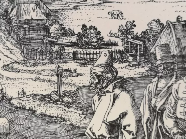 Holzstich um 1900. Landschaft mit Kanone (Die große Kanone; Die Kanone), 1518 Al 2