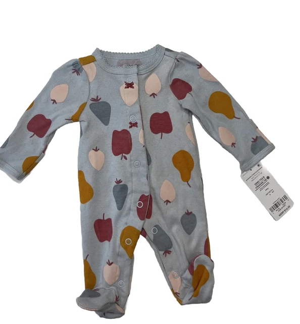 NWT Carters Preemie Baby Footed Sleeper Pajama Snap Up Sleep & Play PJ One Piece