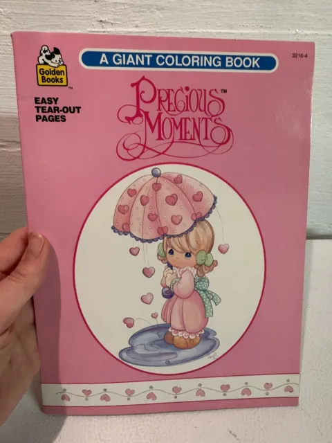 Vintage 1995 Precious Moments Coloring Book Golden Books