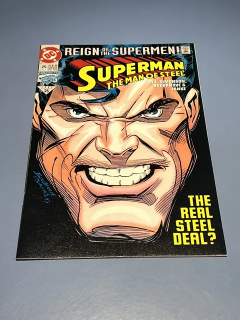 Superman: The Man of Steel #25 DC Comic Book 1993 Reign Of The Supermen!