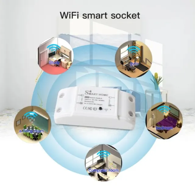 Acheter 1CH Matter Mini Module de commutateur WiFi intelligent bricolage  Module de commutateur de relais intelligent commutateur 10A pour maison  intelligente
