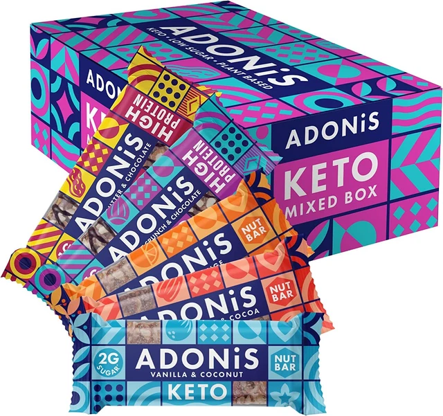 Adonis Keto Barrette dadi 16x35g - Tutti i gusti